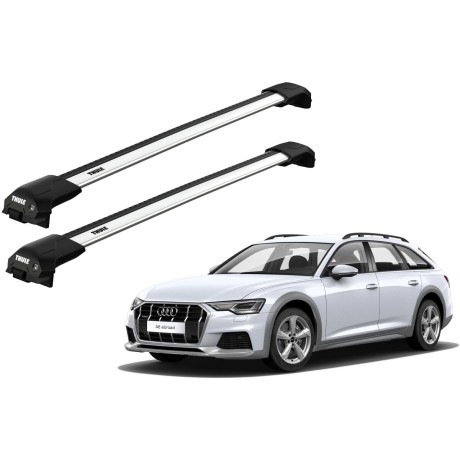 Barras THULE EDGE Flush para autos AUDI A6 Allroad desde 2006 al 2011