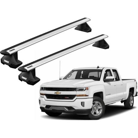 Barras THULE EVO WingBar para camioneta CHEVROLET Silverado 2014 a 2018