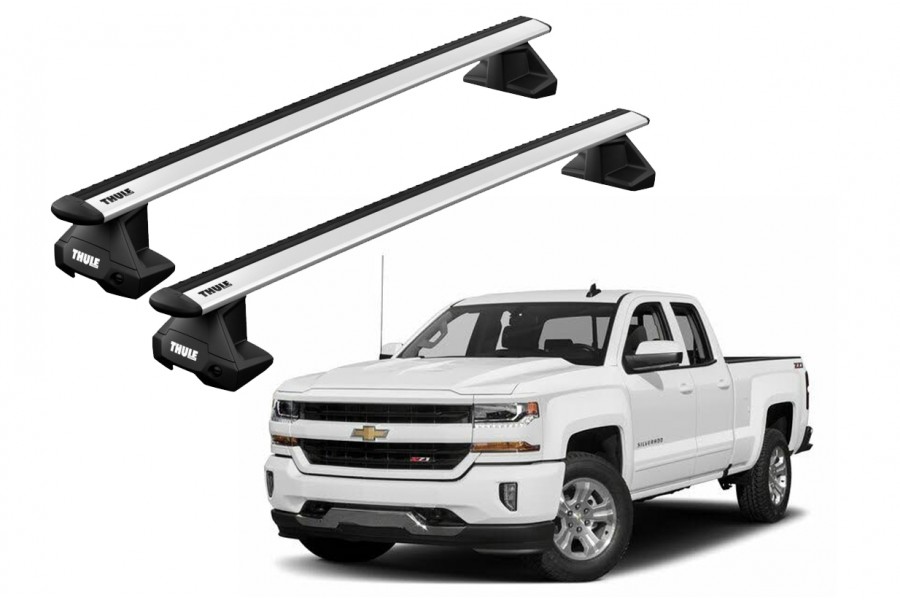 Barras THULE EVO WingBar para camioneta CHEVROLET Silverado 2014 a 2018