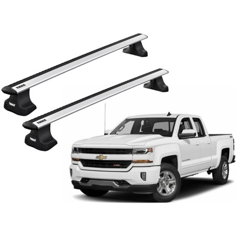 Barras THULE WingBar para camioneta CHEVROLET Silverado 2014 a 2018