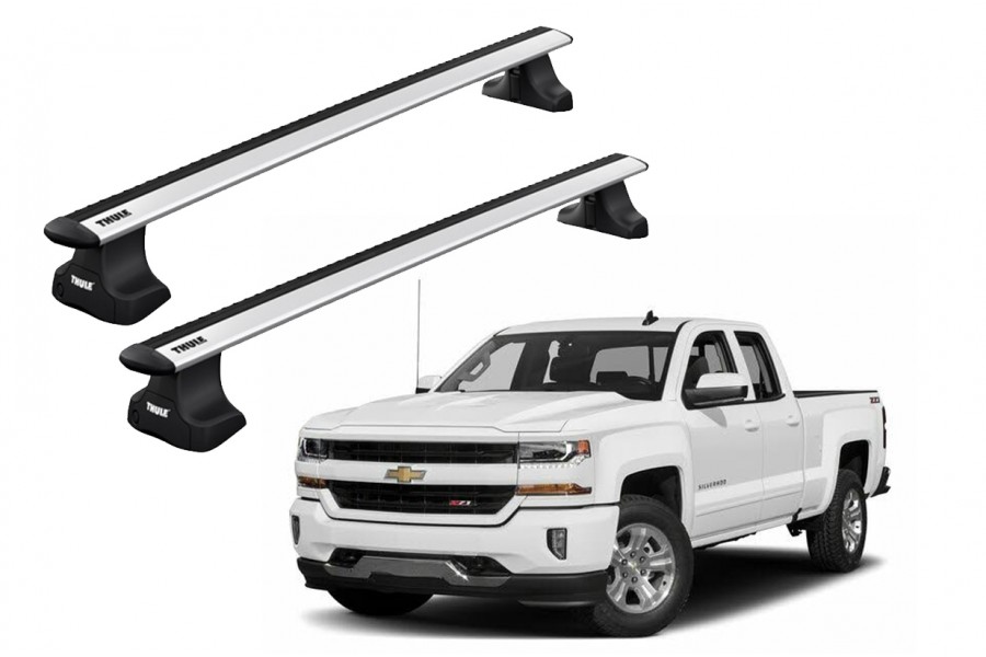 Barras THULE WingBar para camioneta CHEVROLET Silverado 2014 a 2018
