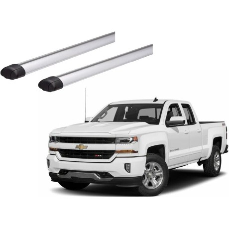 Barras THULE EVO AeroBar para camioneta CHEVROLET Silverado 2014 a 2018 negro