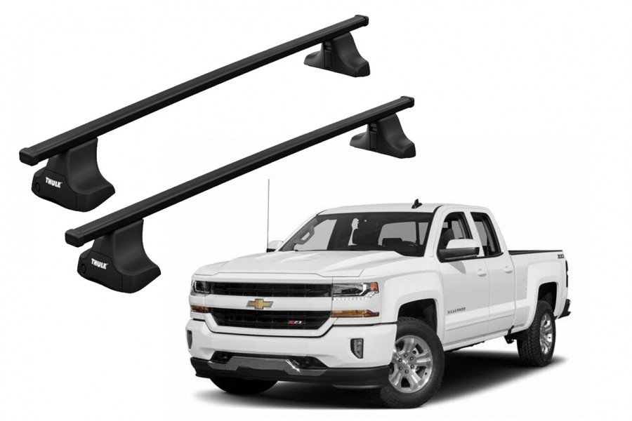 Barras THULE SquareBar para camioneta CHEVROLET Silverado 2014 a 2018