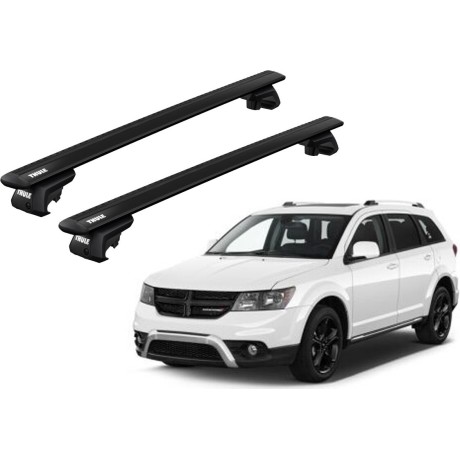 Barras THULE EVO WingBar para autos DODGE Journey desde 2012 negro