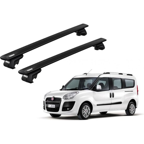 Barras THULE EVO WingBar para Van FIAT Doblo desde 2010 negro