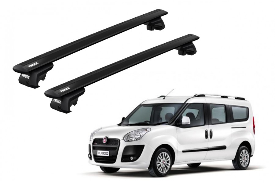 Barras THULE EVO WingBar para Van FIAT Doblo desde 2010 negro