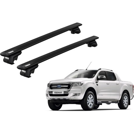Barras THULE EVO WingBar para camioneta FORD Ranger desde 2011 negro