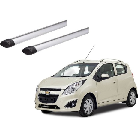 Barras THULE EVO AeroBar para autos CHEVROLET Spark 2010 a 2015 negro