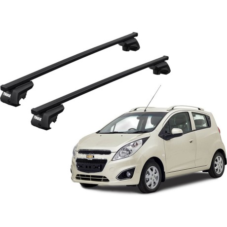 Barras THULE EVO SquareBar para autos CHEVROLET Spark 2010 a 2015
