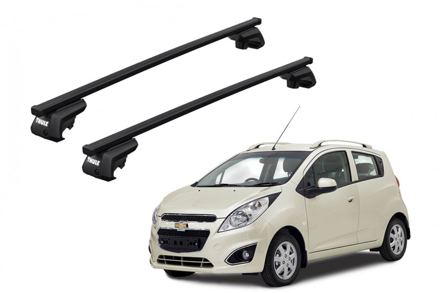 Barras THULE EVO SquareBar para autos CHEVROLET Spark 2010 a 2015