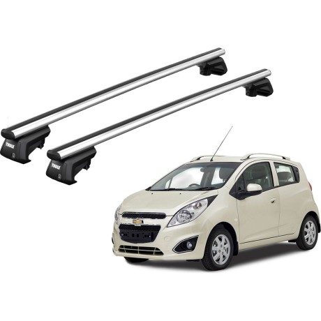 Barras THULE SmartRack XT AluBar para autos CHEVROLET Spark 2010 a 2015