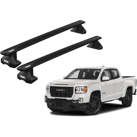 Barras THULE EVO WingBar para camioneta GMC Canyon desde 2015 negro