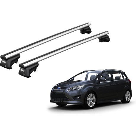 Barras THULE SmartRack XT AluBar para autos FORD Grand C-Max desde 2010