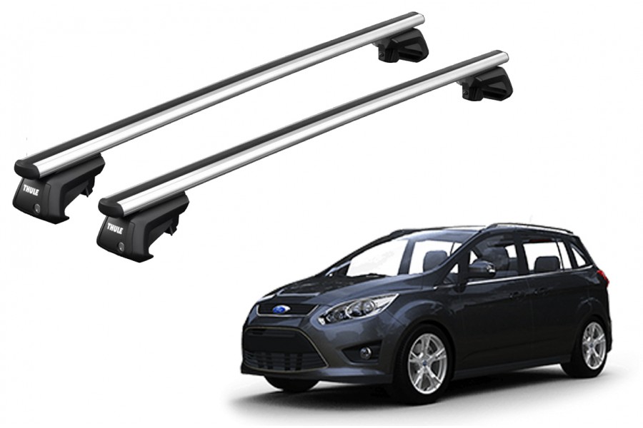 Barras THULE SmartRack XT AluBar para autos FORD Grand C-Max desde 2010