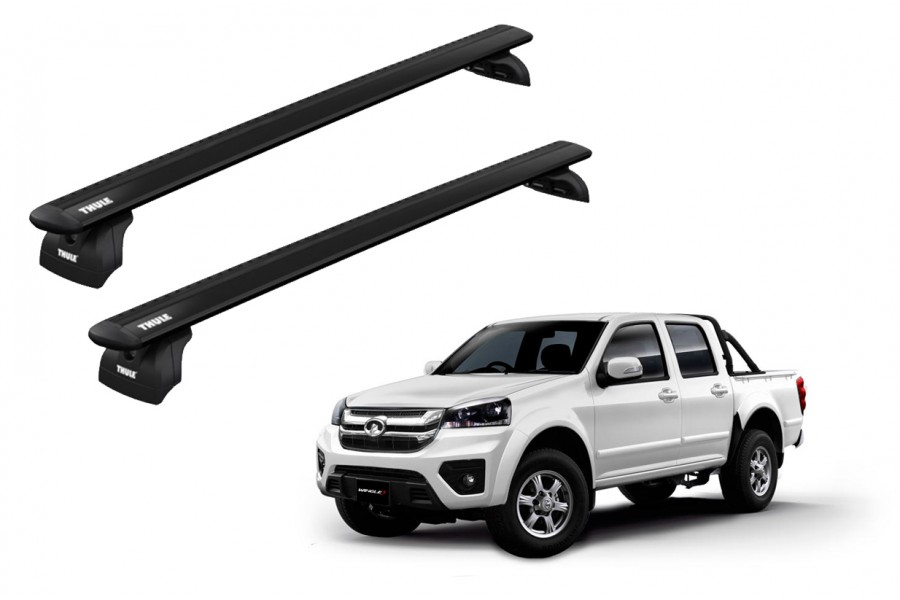 Barras THULE WingBar para autos GREAT WALL Hover 5 desde 2011 negro