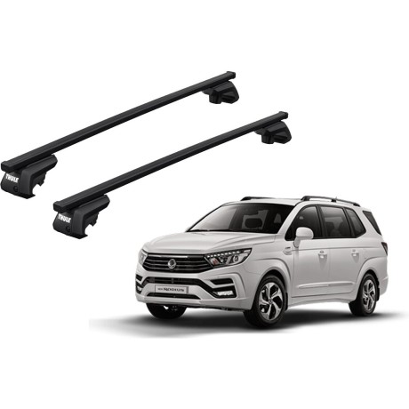Barras THULE EVO SquareBar para autos SSANGYONG Rodius desde 2013