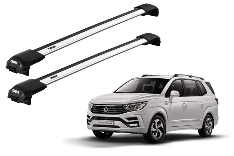Barras THULE EDGE Flush para autos SSANGYONG Rodius desde 2013
