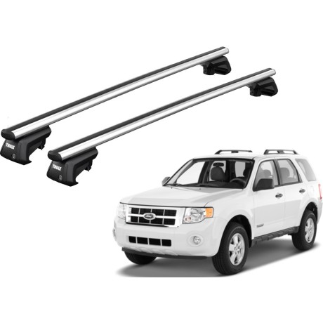 Barras THULE SmartRack XT AluBar para autos FORD Escape 2008 a 2012