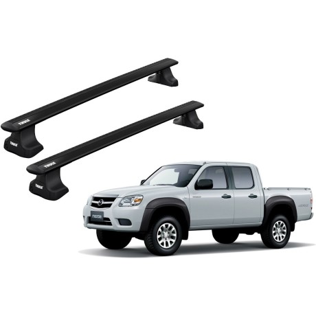 Barras THULE WingBar para camioneta MAZDA BT-50 2007 a 2012 negro