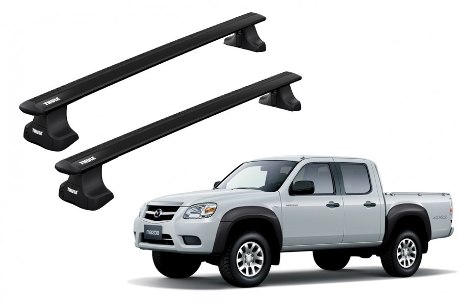 Barras THULE WingBar para camioneta MAZDA BT-50 2007 a 2012 negro