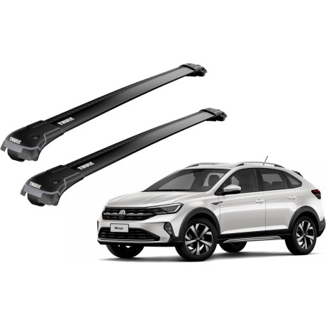 Barras THULE EDGE para autos VOLKSWAGEN Nivus desde 2020 negro