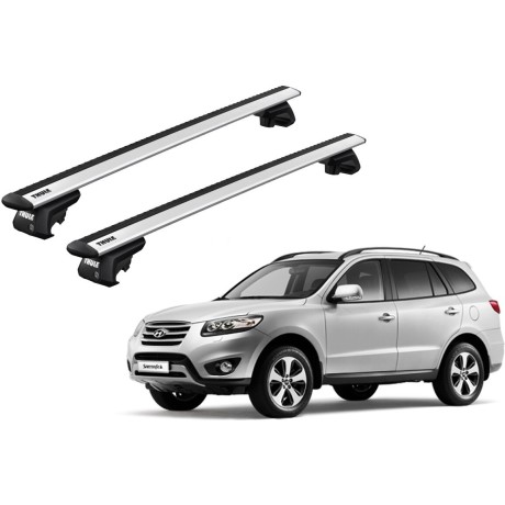 Barras THULE EVO WingBar para autos HYUNDAI Santa Fe 2010 a 2012