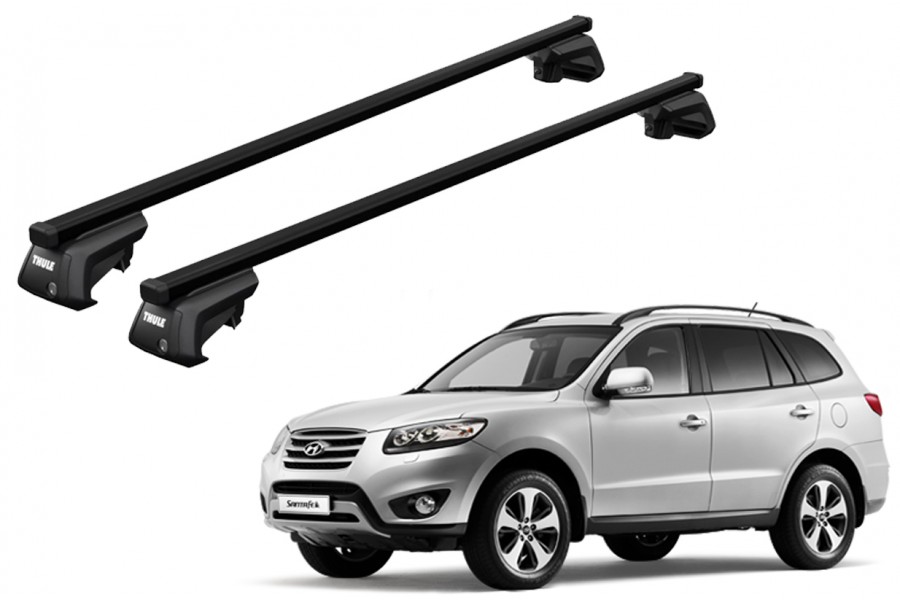 Barras THULE SmartRack XT para autos HYUNDAI Santa Fe 2010 a 2012