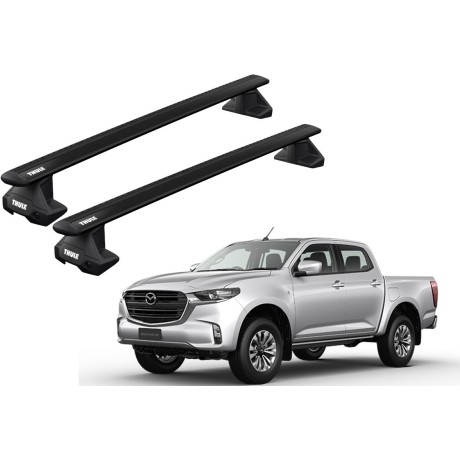 Barras THULE EVO WingBar para camioneta MAZDA BT-50 2012 a 2020 negro