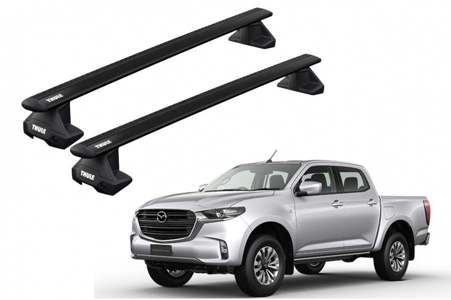 Barras THULE EVO WingBar para camioneta MAZDA BT-50 2012 a 2020 negro
