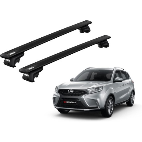 Barras THULE EVO WingBar para autos JMC Landwind desde 2005 - 2016 negro