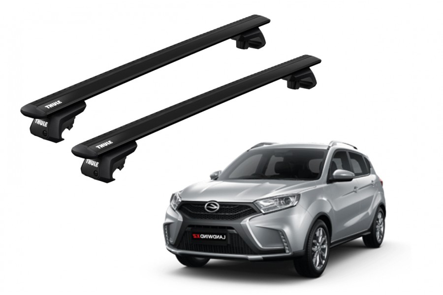 Barras THULE EVO WingBar para autos JMC Landwind desde 2005 - 2016 negro