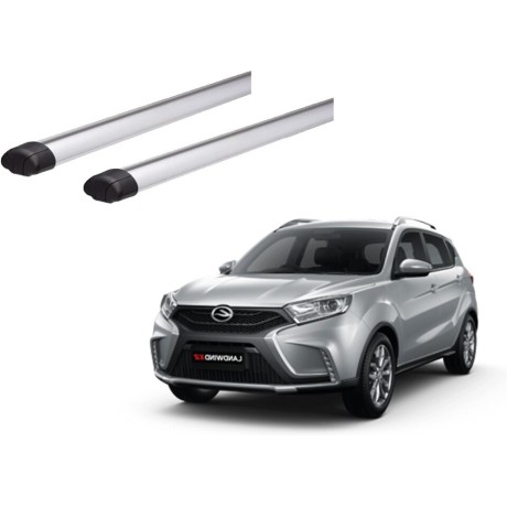 Barras THULE EVO AeroBar para autos JMC Landwind desde 2005 - 2016 negro