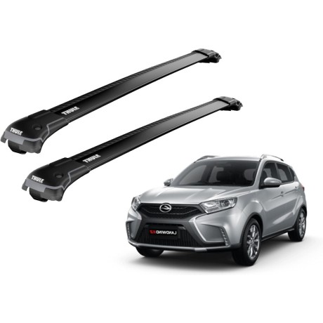 Barras THULE EDGE para autos JMC Landwind desde 2005 negro