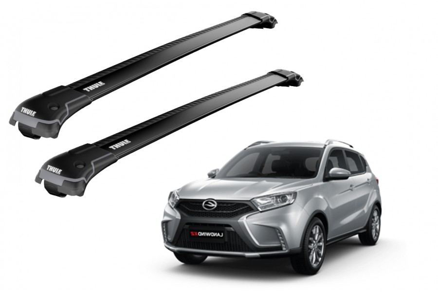 Barras THULE EDGE para autos JMC Landwind desde 2005 - 2016 negro