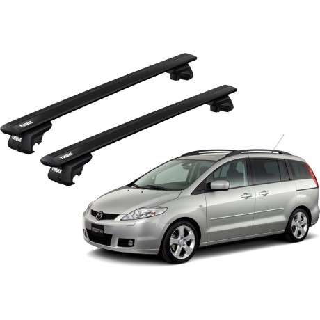 Barras Thule MAZDA 5 04-18 RE / WingBar EVO Black