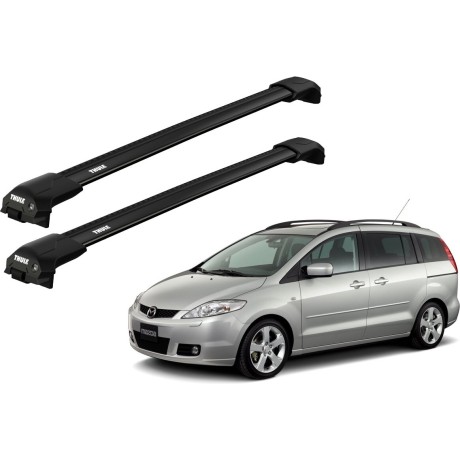 Barras Thule MAZDA 5 04-18 RE / EDGE Flush Black