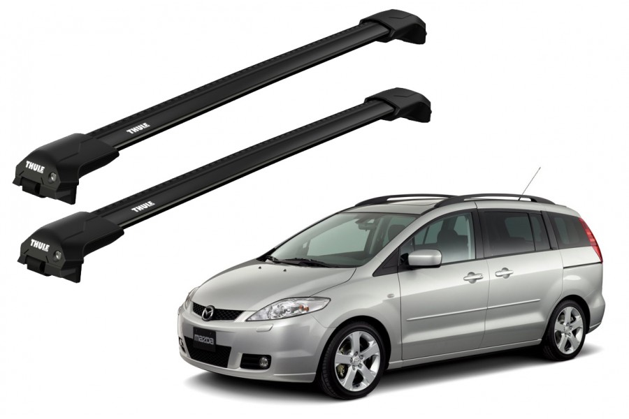 Barras Thule MAZDA 5 04-18 RE / EDGE Flush Black