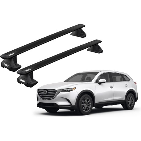 Barras THULE EVO WingBar para autos MAZDA CX-9 desde 2016 negro