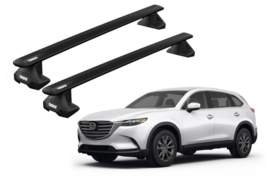 Barras THULE EVO WingBar para autos MAZDA CX-9 desde 2016 negro