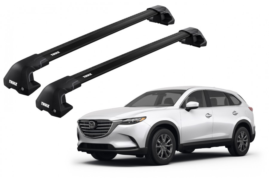 Barras THULE EDGE Flush para autos MAZDA CX-9 desde 2016 negro