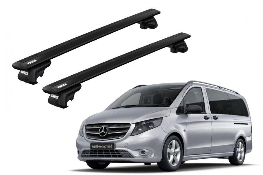 Barras THULE EVO WingBar para autos MERCEDES BENZ Vito desde 2015 negro