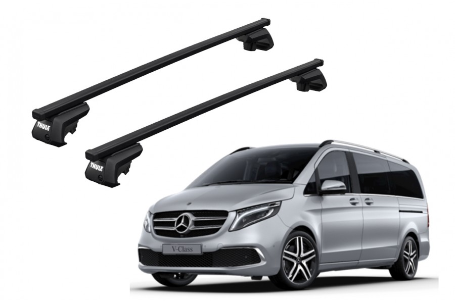 Barras THULE EVO SquareBar para autos MERCEDES BENZ V-Class desde 2015
