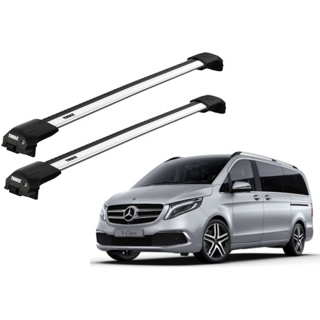 Barras THULE EDGE Flush para autos MERCEDES BENZ V-Class desde 2015