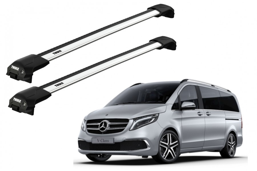Barras THULE EDGE Flush para autos MERCEDES BENZ V-Class desde 2015