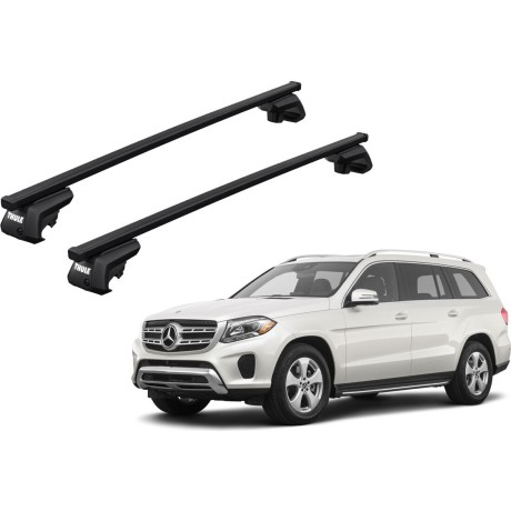 Barras THULE EVO SquareBar para autos MERCEDES BENZ GLS (X166) 2016 a 2019