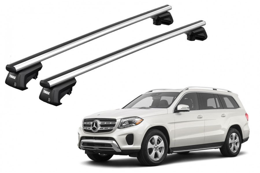 Barras THULE SmartRack XT AluBar para autos MERCEDES BENZ GLS (X166) 2016 a 2019