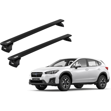 Barras THULE WingBar para autos SUBARU XV desde 2017 negro