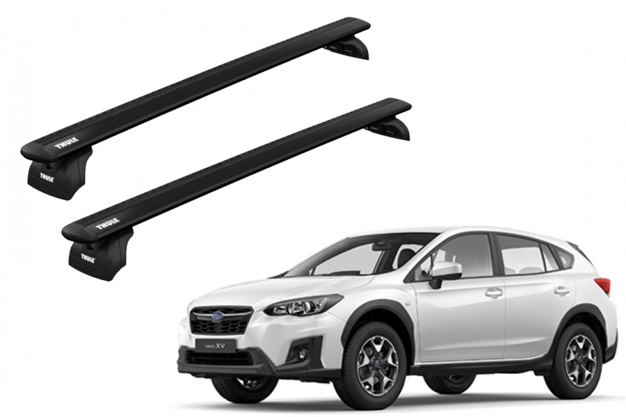 Barras THULE WingBar para autos SUBARU XV desde 2017 negro