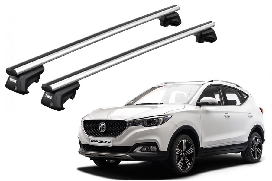 Barras THULE SmartRack XT AluBar para autos MG ZS desde 2018 - 2024