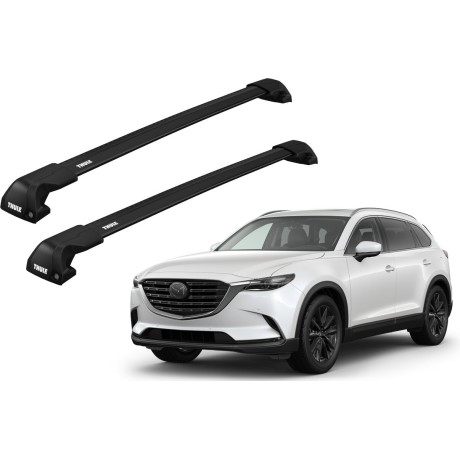 Barras Thule MAZDA CX-9 16-23 RA / EDGE Flush BLACK